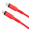 HOCO cable Type C to Lightning PD 3A 20W X59 2 m red