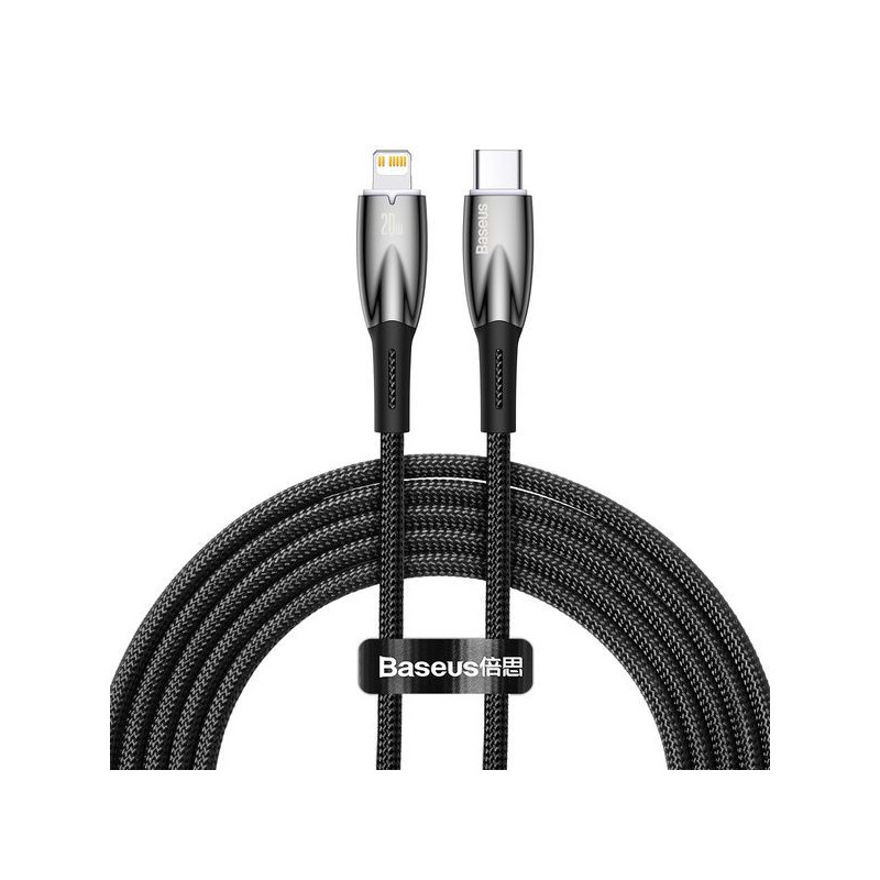 BASEUS cable Type C to Lightning PD 20W Glimmer CADH000101 2 m black