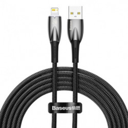 BASEUS cable USB A to Lightning 2,4A Glimmer CADH000301 2 m black