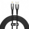 BASEUS cable USB A to Lightning 2,4A Glimmer CADH000301 2 m black