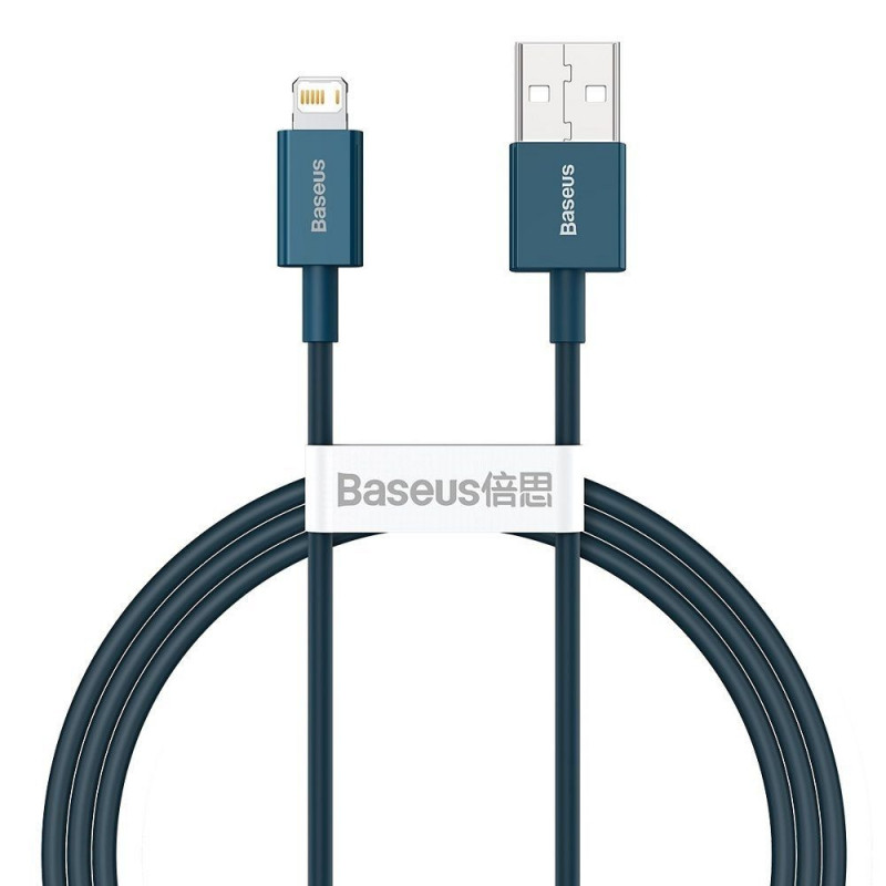 BASEUS cable USB A to Lightning 2,4A Superior CALYS-A03 1 m blue