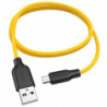 HOCO cable USB A to Micro USB 2,4A X21 1 m black orange