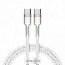 BASEUS cable Type C to Type C PD 5A 100W Cafule CATJK-C02 1 m white