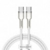 BASEUS cable Type C to Type C PD 5A 100W Cafule CATJK-C02 1 m white