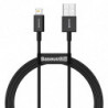 BASEUS cable USB A to Lightning 2,4A Superior CALYS-A01 1 m black