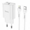 HOCO travel charger Type C + cable Type C to Lightning PD 20W N14 white