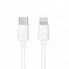 Cable Type C to iPhone Lightning 8-pin Power Delivery PD18W 2A C973 white 1 meter BOX