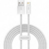 BASEUS cable USB A to Lightning 2,4A Dynamic CALD000502 2 m biały