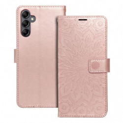 MEZZO Book case for SAMSUNG A14 4G / A14 5G  mandala rose gold