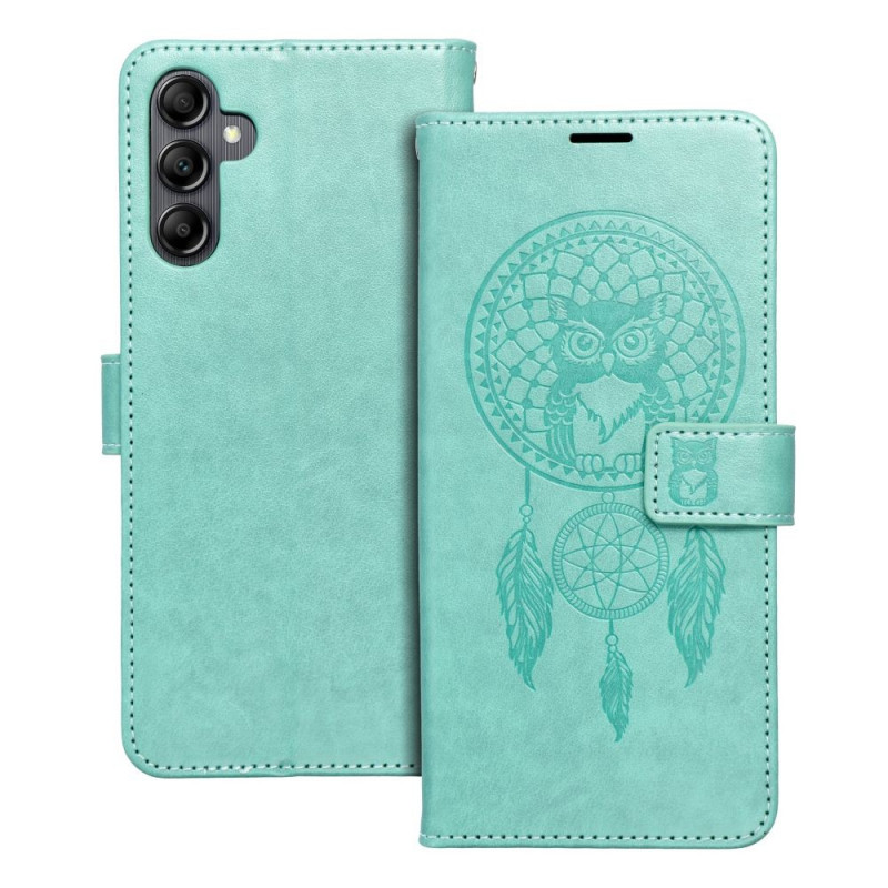 MEZZO Book case for SAMSUNG A14 4G / A14 5G  dreamcatcher green