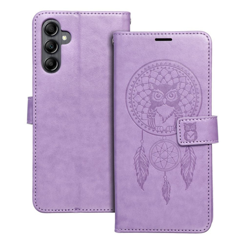 MEZZO Book case for SAMSUNG A14 4G / A14 5G  dreamcatcher purple