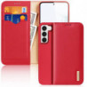 DUX DUCIS wallet case HIVO for SAMSUNG S23 red