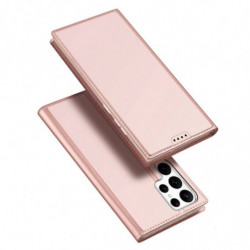 DUX DUCIS wallet case SKIN PRO for SAMSUNG S23 Ultra rose