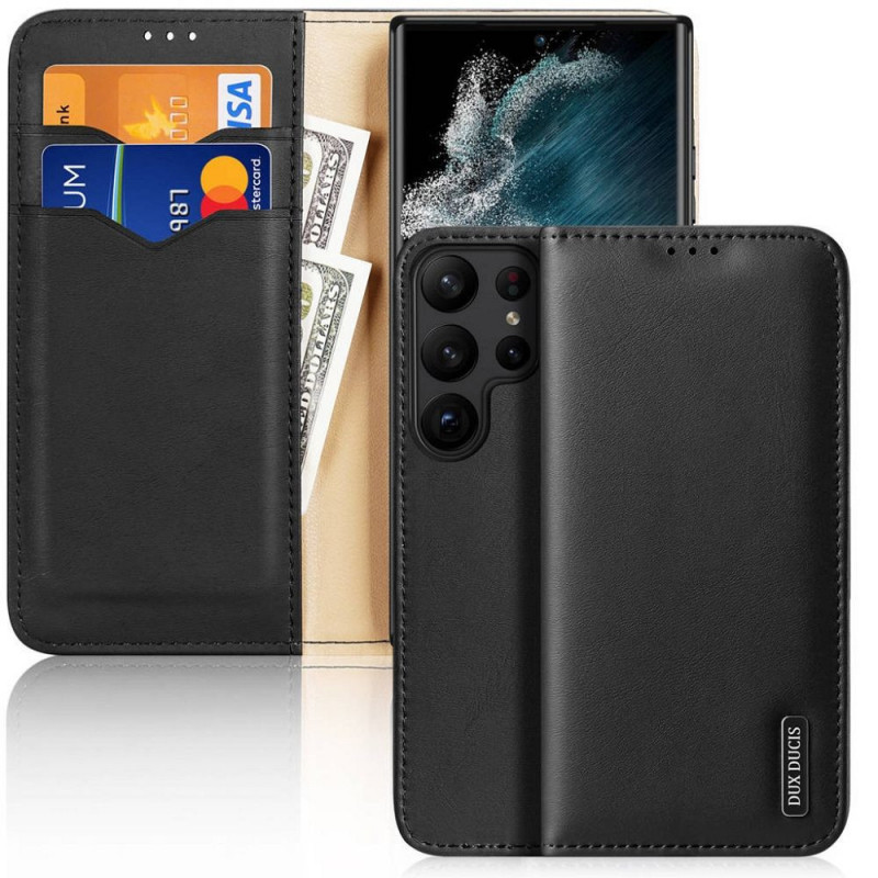 DUX DUCIS wallet case HIVO for SAMSUNG S23 Ultra black