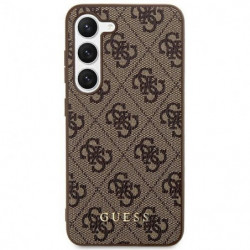 Original faceplate case GUESS GUHCS24MG4GFBR for Samsung S24 Plus (Classic logo / brown)