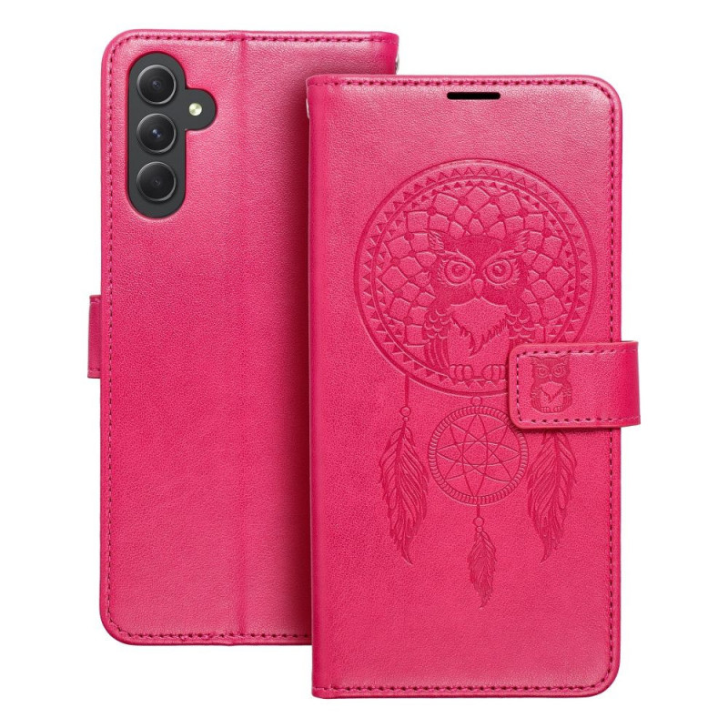 MEZZO Book case for SAMSUNG A14 4G / A14 5G  dreamcatcher magenta