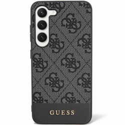 Original faceplate case GUESS GUHCS24SG4GLGR for SAMSUNG S24 (4G Bottom Stripe / black)