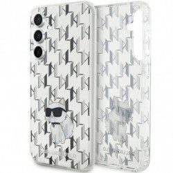 Original faceplate case KARL LAGERFELD KLHCS23FEHNCMKLT for Samsung S23 FE (Monogram / transaprent)