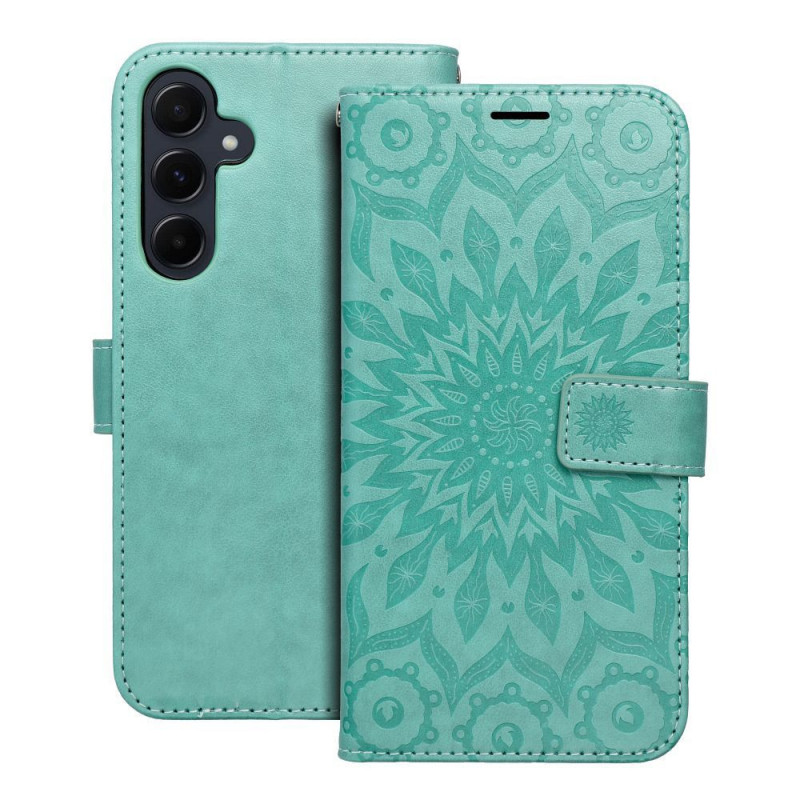 MEZZO Book case for SAMSUNG A55 5G mandala green