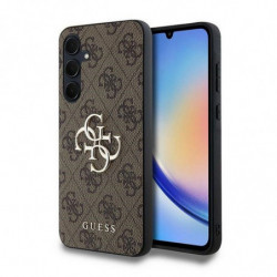 GUESS case for SAMSUNG A35 GUHCSA354GMGBR (PU Big 4G Metal Logo) brown