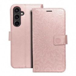 MEZZO Book case for SAMSUNG S23 FE mandala rose gold