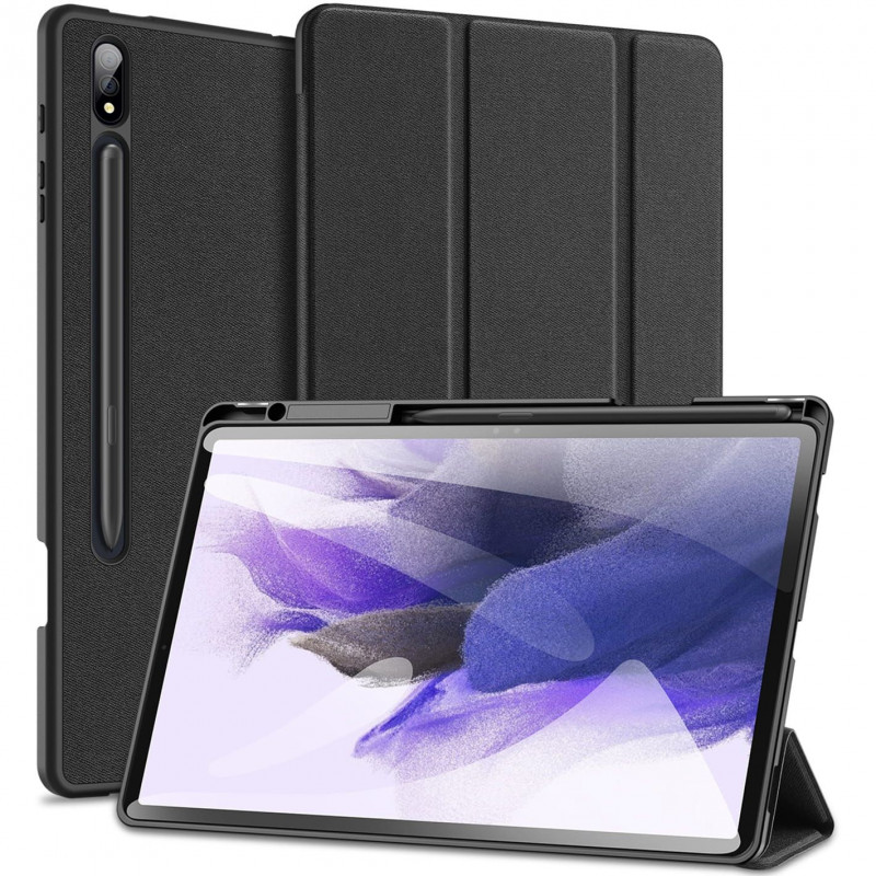 DUX DUCIS case DOMO foldable with pencil storage for SAMSUNG Tab S9 Plus black