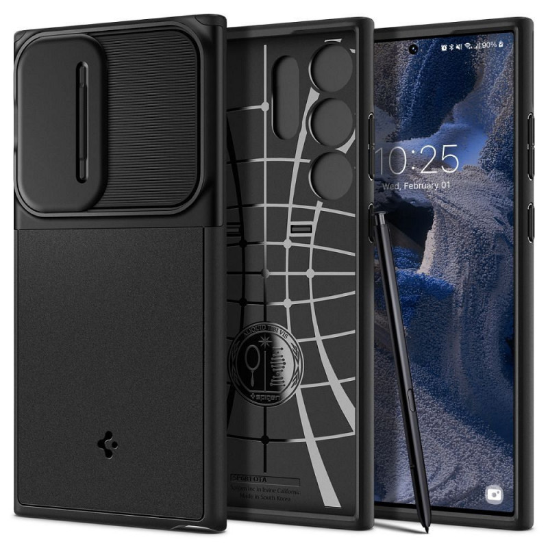 SPIGEN Optik Armor case for SAMSUNG S23 ULTRA black