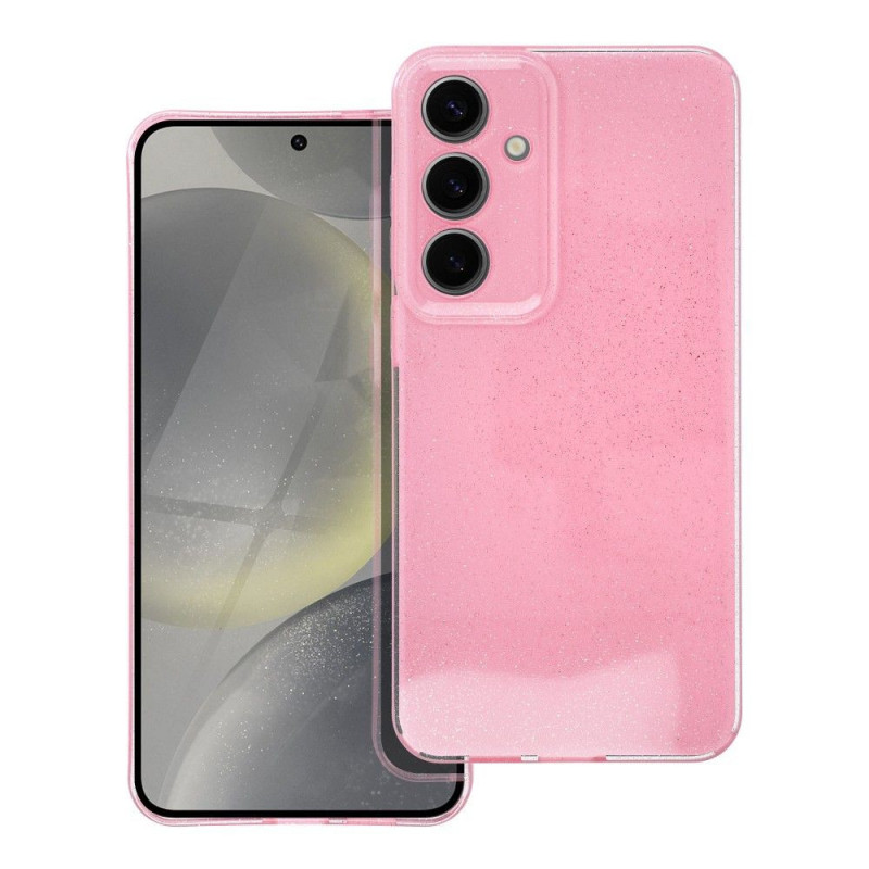 CLEAR CASE 2mm BLINK for SAMSUNG S24 PLUS pink