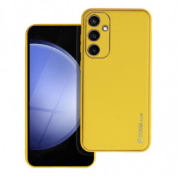 LEATHER Case for SAMSUNG Galaxy S23 FE yellow