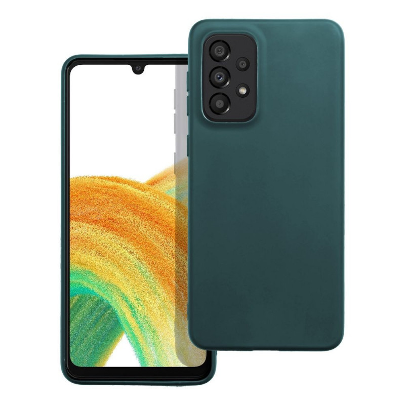 MATT Case for SAMSUNG A33 5G dark green