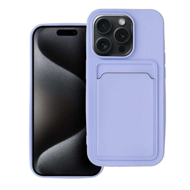 CARD Case for IPHONE 15 Pro violet