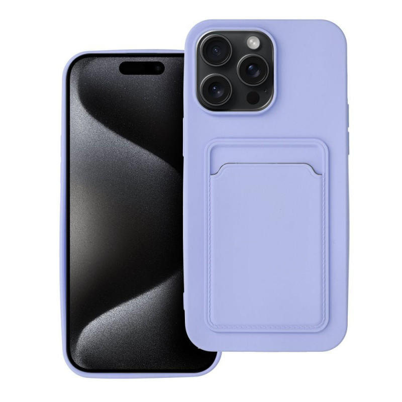 Case CARD for IPHONE 15 Pro Max violet