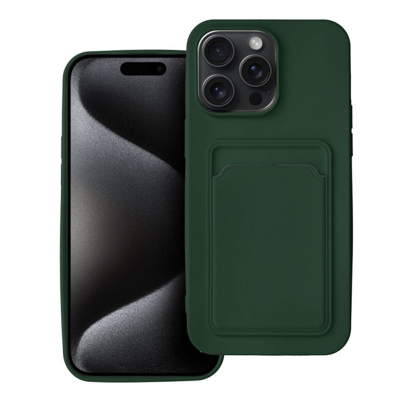 CARD Case for IPHONE 15 Pro Max green