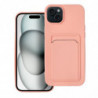 CARD Case for IPHONE 15 Plus pink