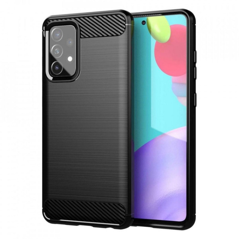 Case CARBON for SAMSUNG A52 5G / A52 LTE ( 4G ) / A52S black