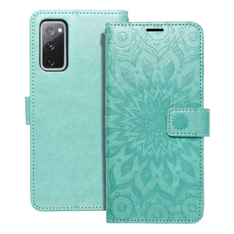 MEZZO Book case for SAMSUNG S20 FE / S20 FE 5G mandala green