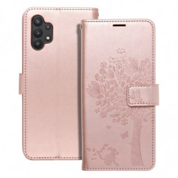 MEZZO Book case for SAMSUNG A32 LTE ( 4G ) tree rose gold