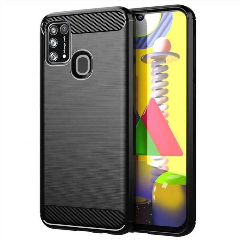 Case CARBON for SAMSUNG M31 black