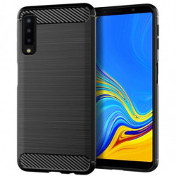 Case CARBON for SAMSUNG A7 2018 ( A750 ) black