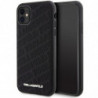 Original faceplate case KARL LAGERFELD KLHCN61PQKPMK for iPhone 11 (Quilted K Pattern / black)