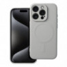 Silicone Mag Cover case compatible with MagSafe for IPHONE 15 PRO titanium