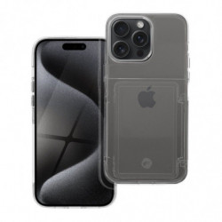 FORCELL F-PROTECT Crystal Pocket Case for IPHONE 15 Pro Max transparent