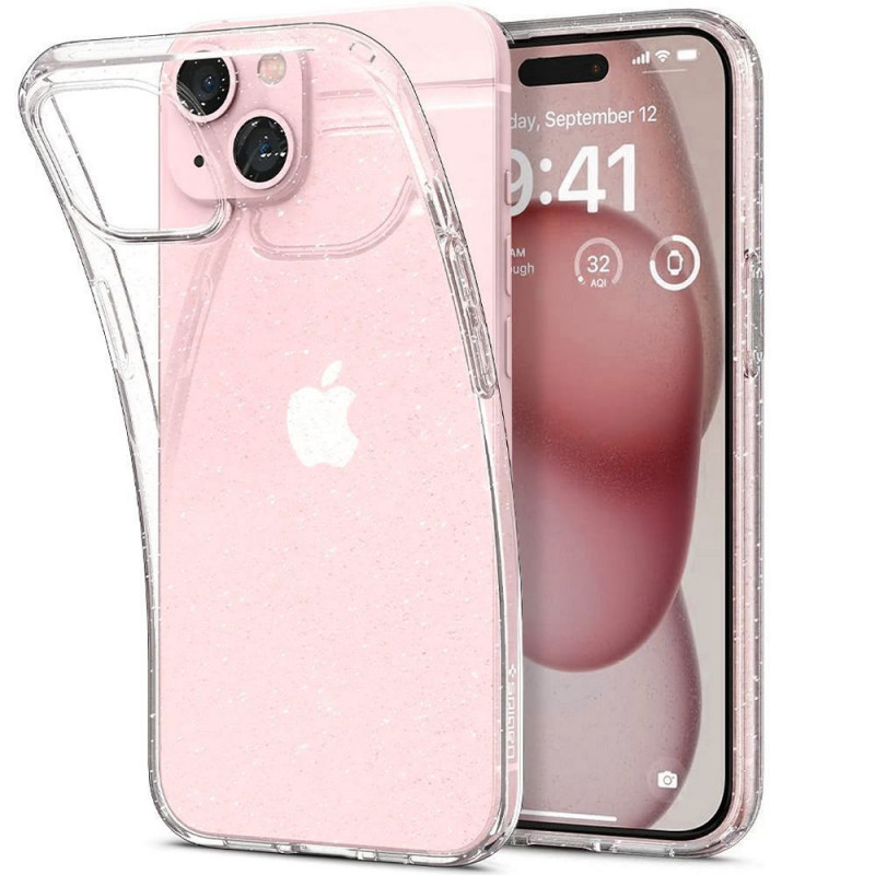 SPIGEN Liquid Crystal case for IPHONE 15 glitter crystal