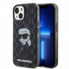 Original faceplate case KARL LAGERFELD KLHCP15SHNKMKLK for iPhone 15 (Ikonik Monogram / black)