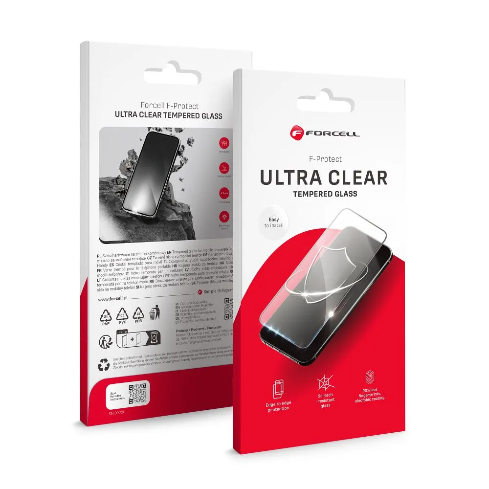 Tempered glass to Xiaomi Redmi 14C / 17C Forcell Ultra Clear Glass black