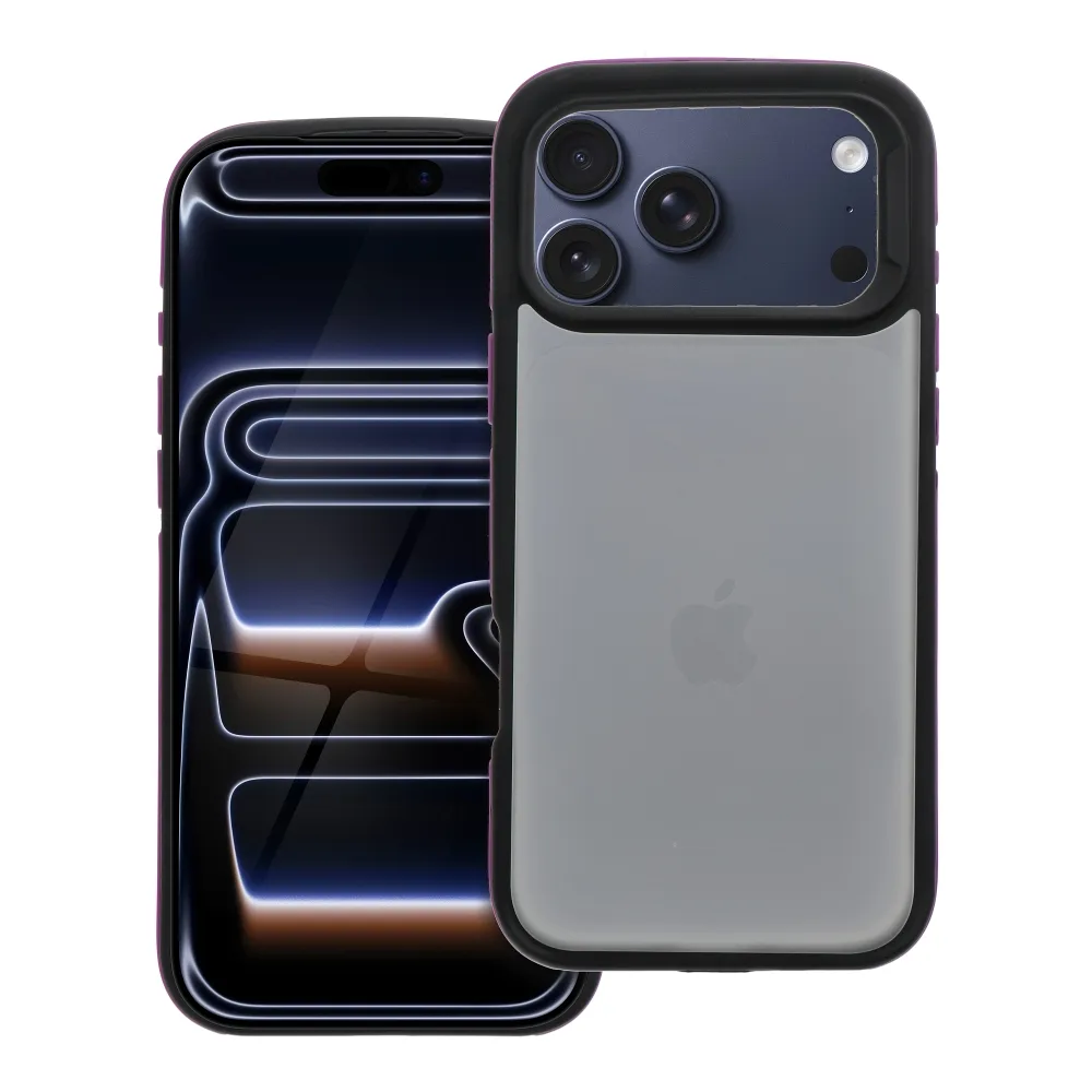 Case for iPhone 17 Pro Max / 18 Pro Max (low camera edge) Neo purple
