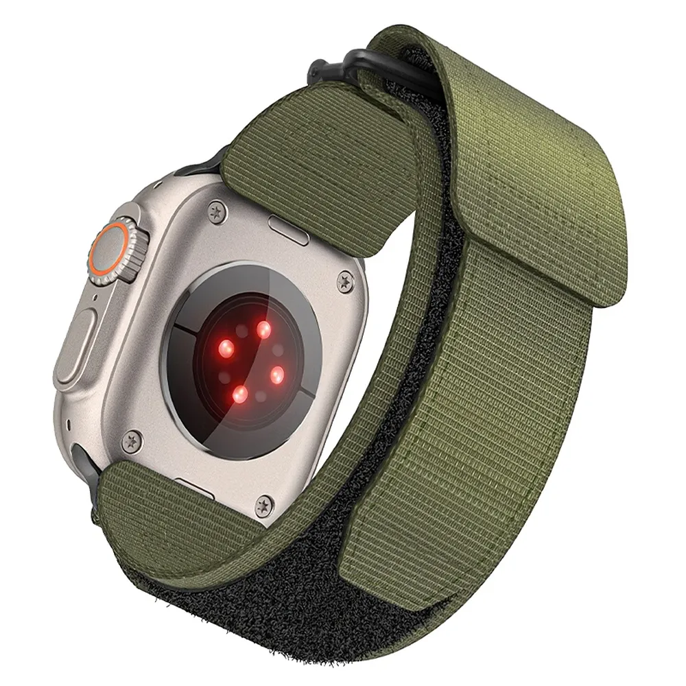 Strap to Apple Watch Forcell F-Design FA05 nylon hook-and-loop 38 / 40 / 41 mm green