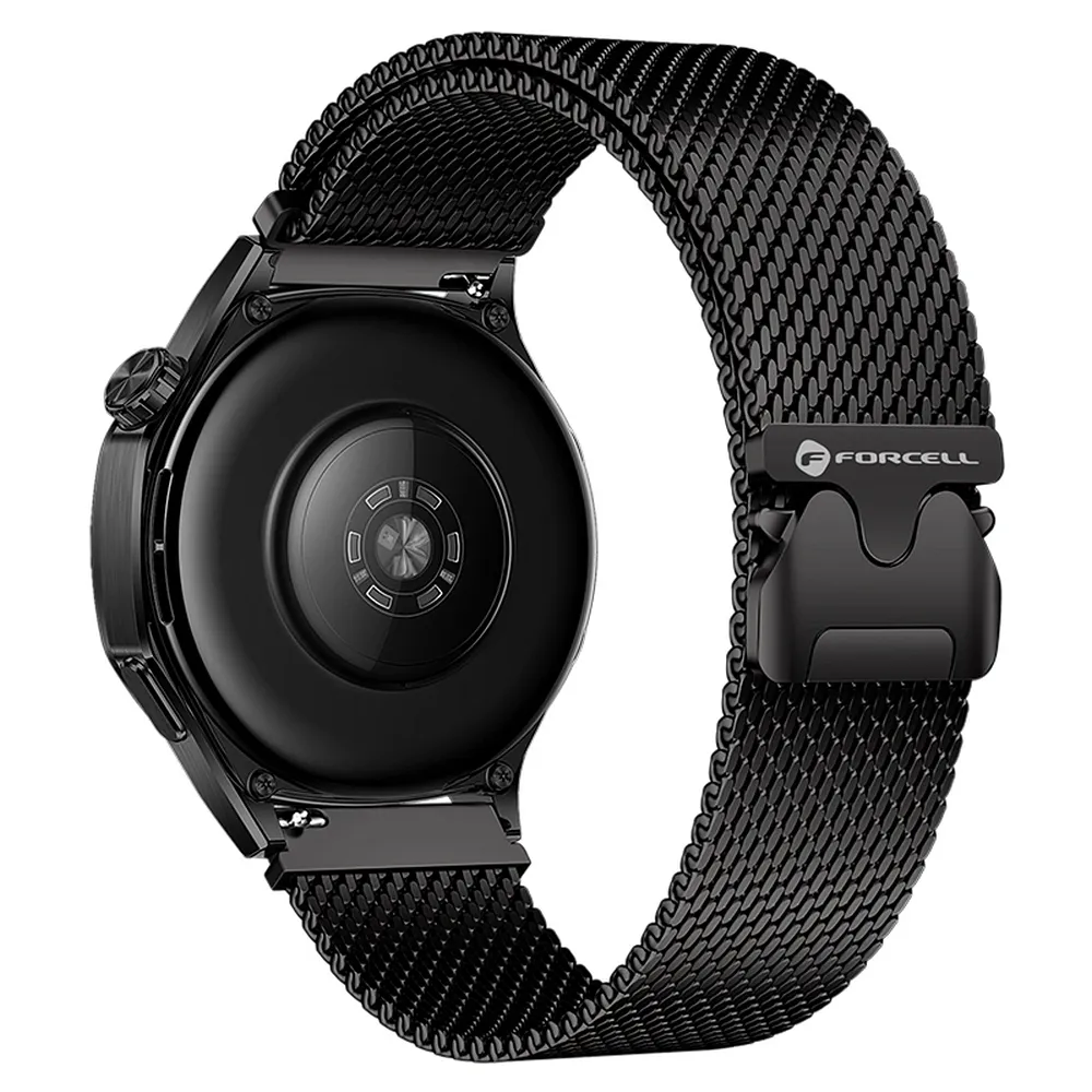 Strap to Samsung Galaxy Watch Forcell F-Design FS10 magnetic steel 20 mm black