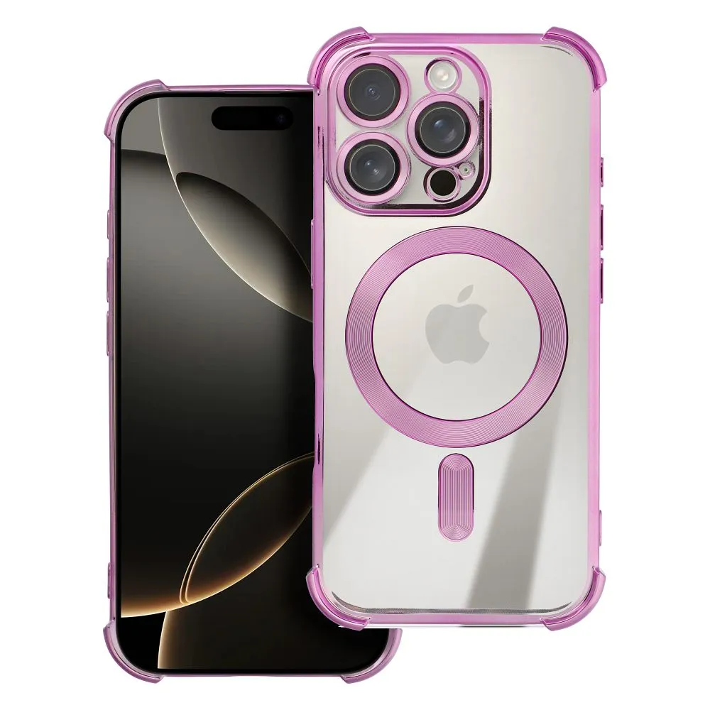 Case for iPhone 17 Antishock Electro compatible with MagSafe purple