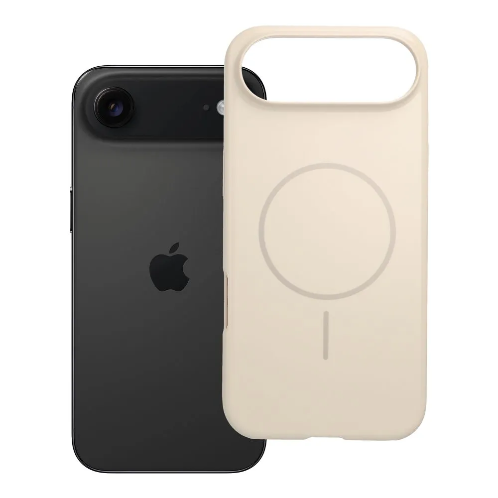 Case for iPhone 17 AIR Glossy Mag Cover compatible with MagSafe white